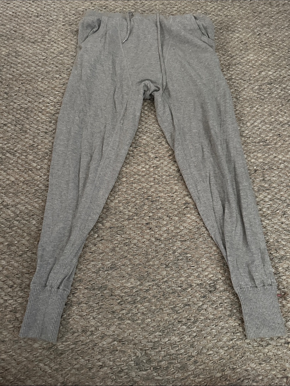 L.A.M.B. - Gwen Stefani - Gray Jogger Pants - cotton/cashmere